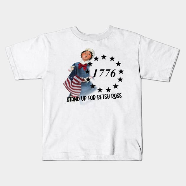 stand up for besty ross Kids T-Shirt by karimydesign